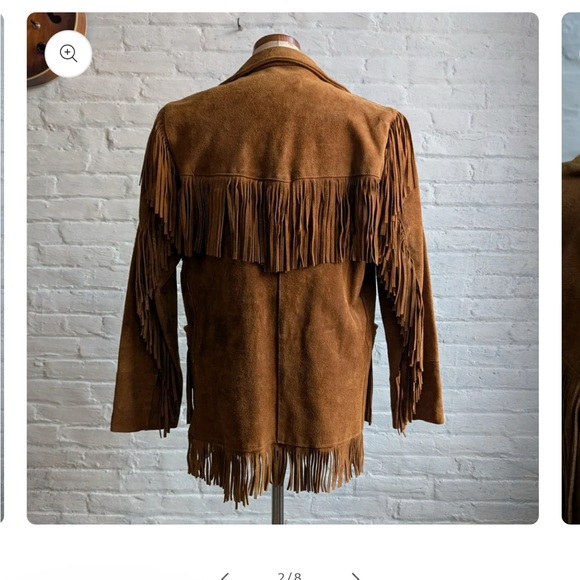 70’s Vintage suede fringe jacket 🔥 - Picture 2 of 6
